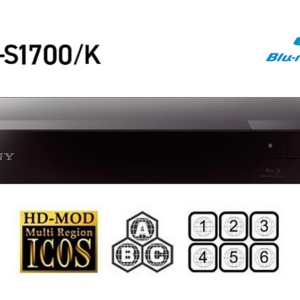 Sony BDP-S1700K Bluray-spelare Multiregion